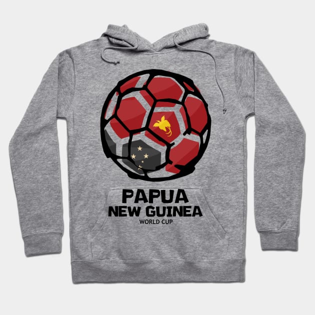 Papua New Guinea Football Country Flag Hoodie by KewaleeTee